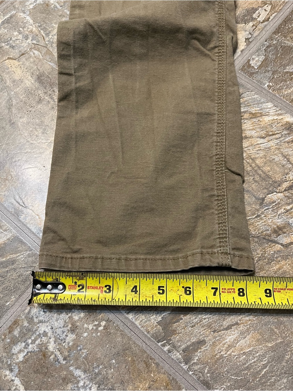 Ariat Rebar M4 Relaxed Straight Work Pants Mens 35x32 Brown Stretch Utility - Picture 9 of 10